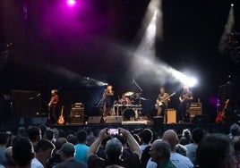 Ehun Kilo, que actuará en el festival de mañana, durante el concierto que dio en Eibar en junio de 2023.