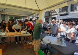 El txakoli volverá a ser protagonista este fin de semana en Aretxabaleta.