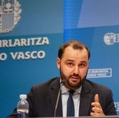 Eneko Goenaga, en una rueda de prensa en septiembre de 2023