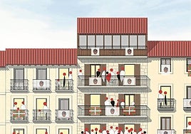 La emblemática calle San Marcial protagoniza el cartel.