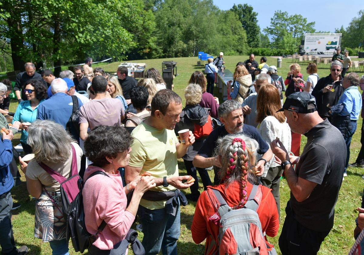 Inauguración del parque Josetxo Mayor y fiesta del Club Vasco de Camping