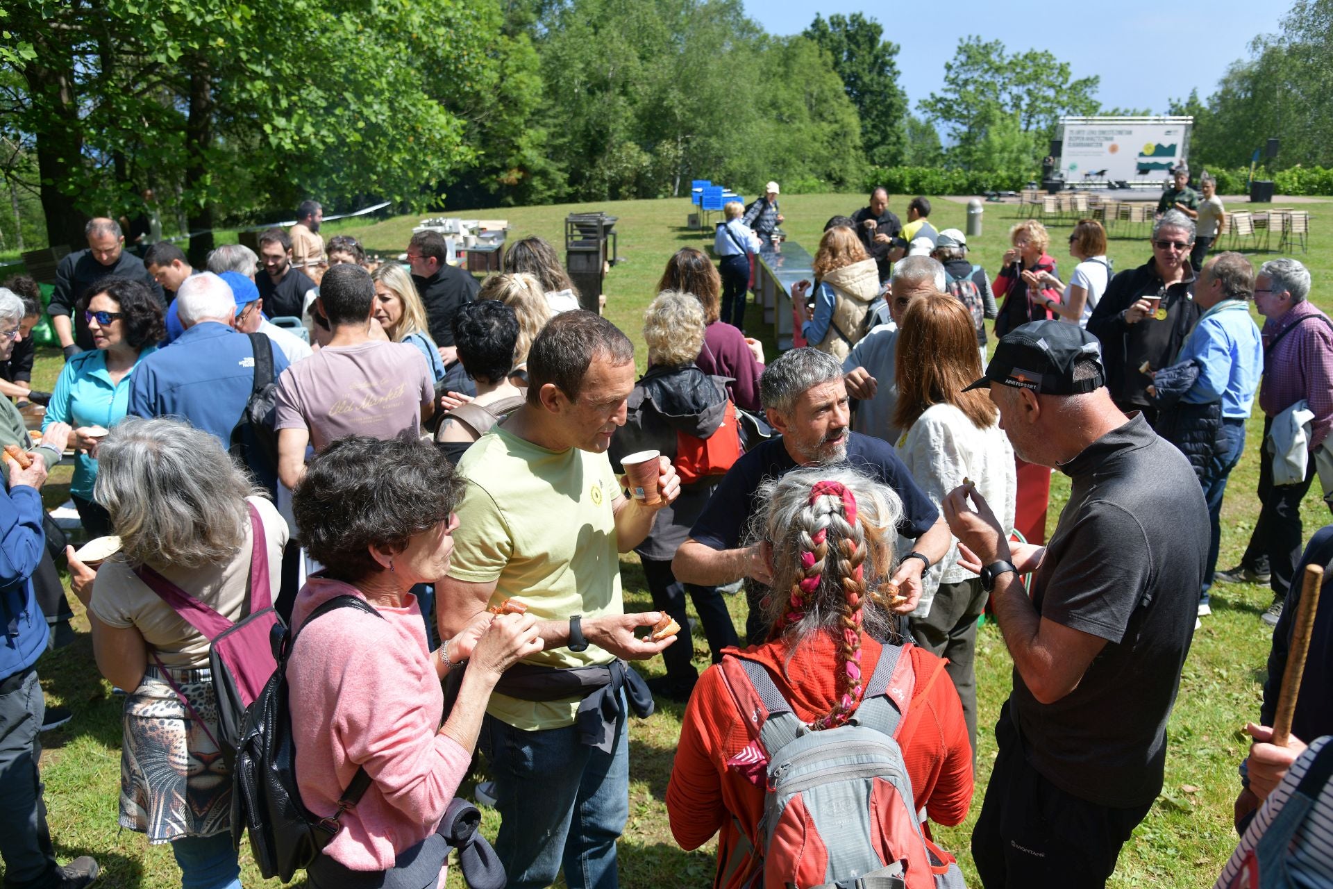 Inauguración del parque Josetxo Mayor y fiesta del Club Vasco de Camping