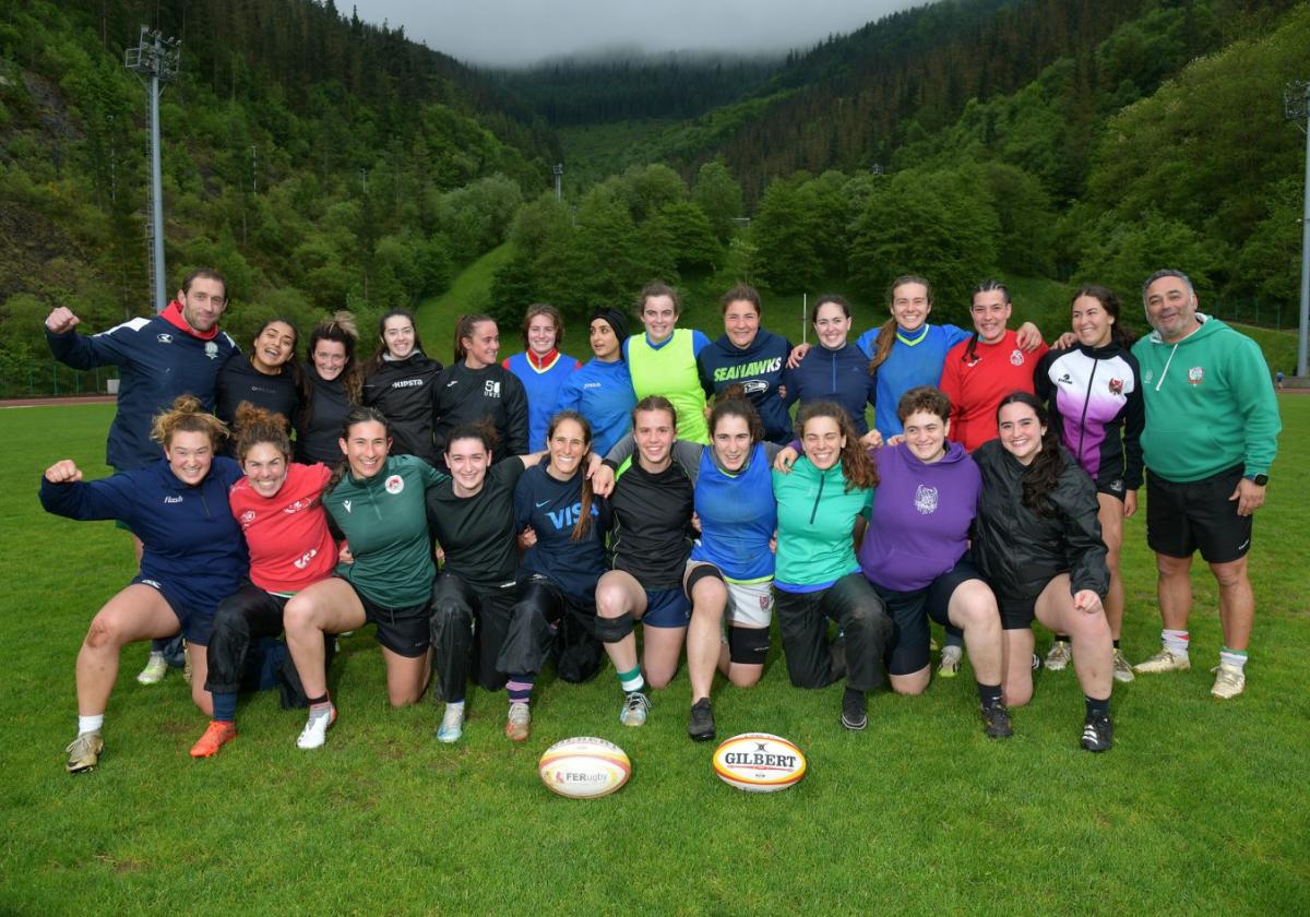 La plantilla del Eibar Rugby Taldea sénior femenino, lista para regresar a la Liga Iberdrola.