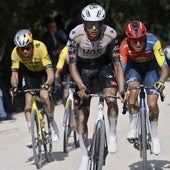 Del Toro, con Van Aert detrás, dominó la etapa.