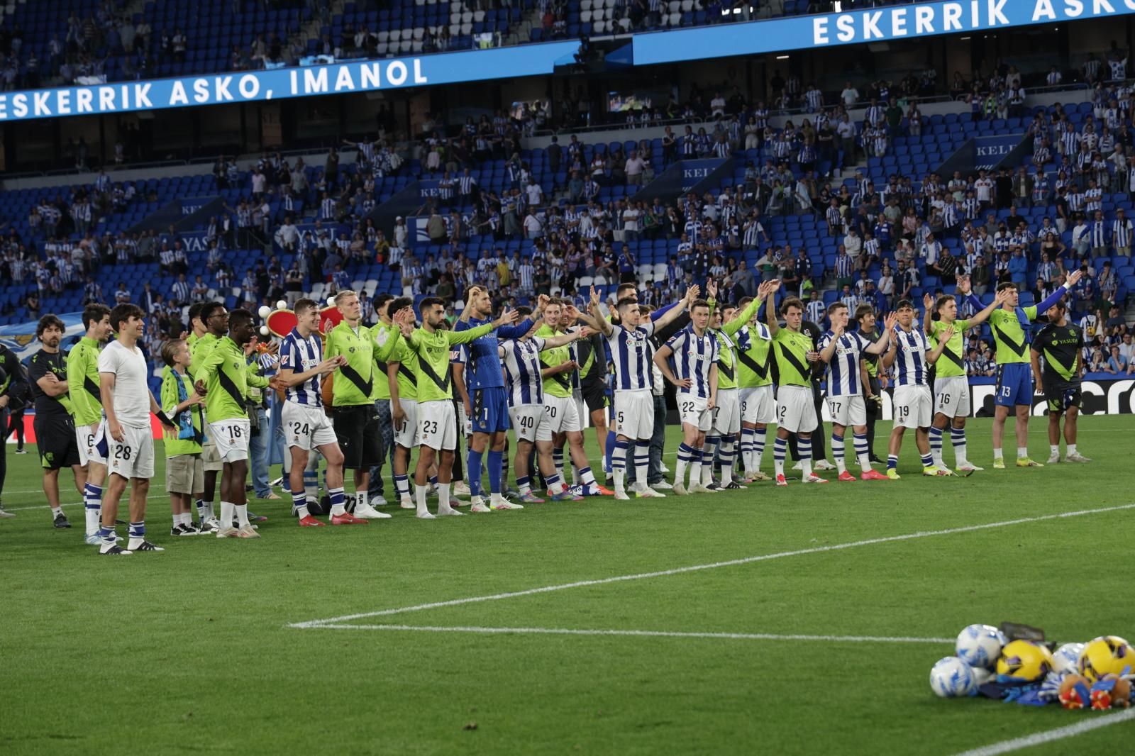 La gran despedida de Imanol Alguacil al Reale Arena