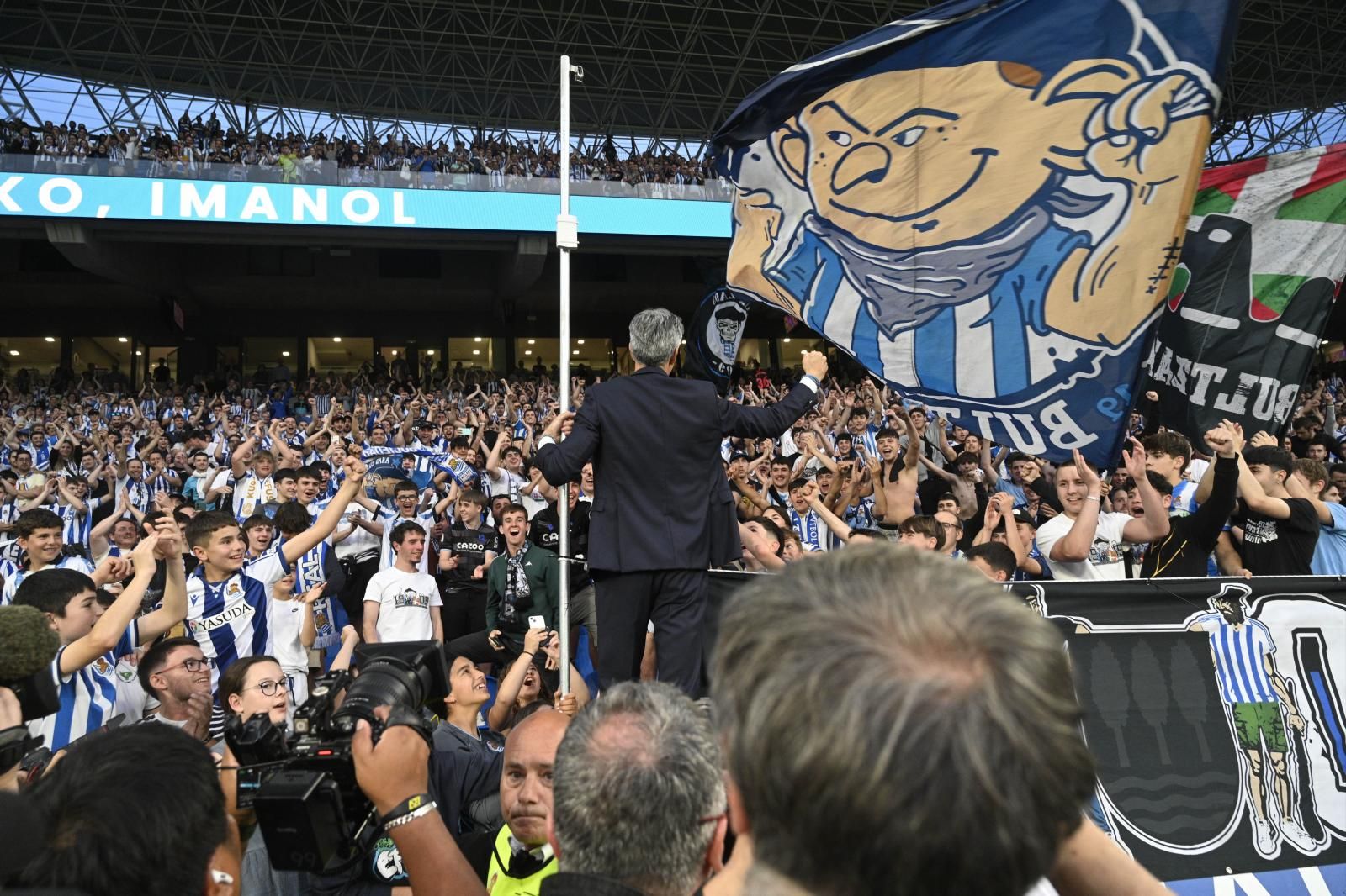 La gran despedida de Imanol Alguacil al Reale Arena