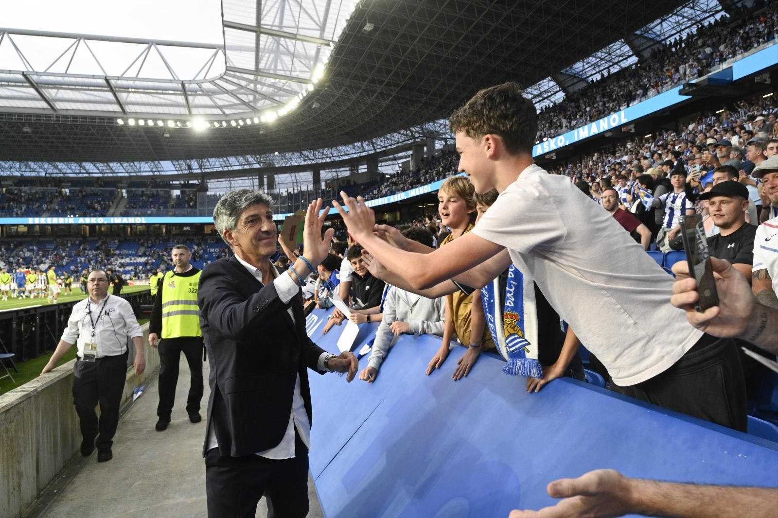 La gran despedida de Imanol Alguacil al Reale Arena