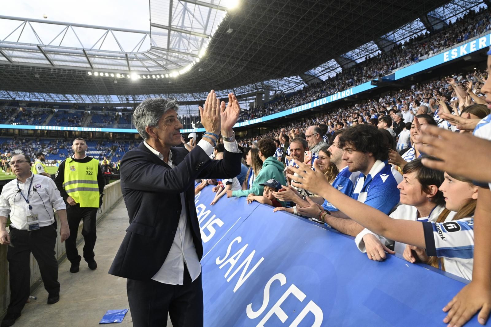 La gran despedida de Imanol Alguacil al Reale Arena
