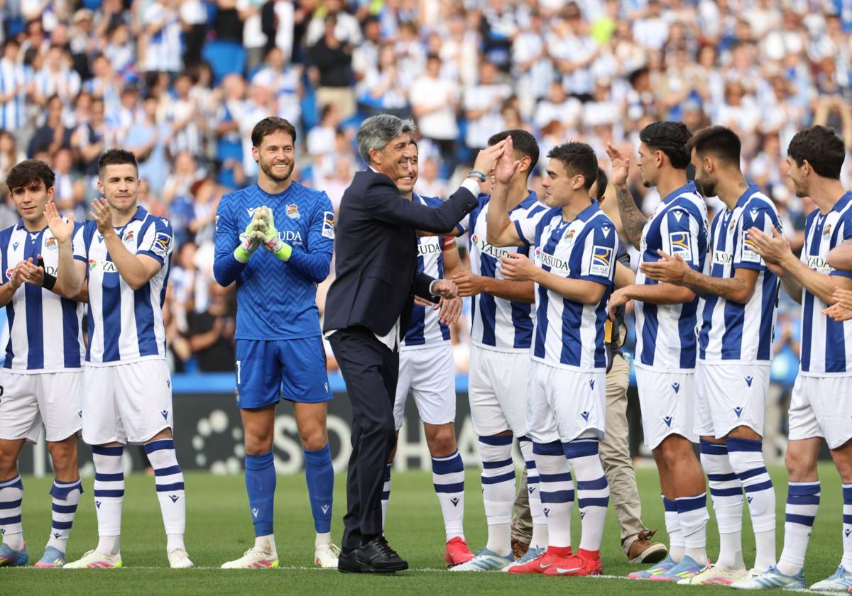Imanol se ha despedido de la plantilla entre aplausos.