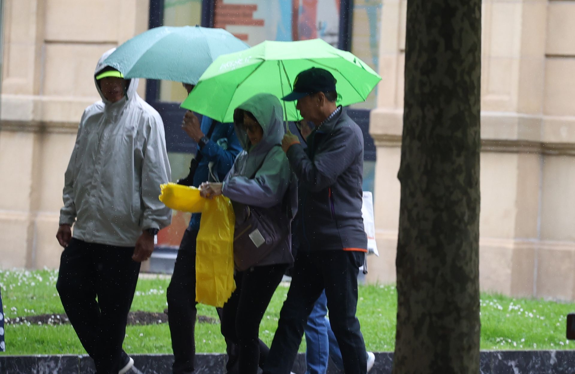 Las fuertes lluvias azotan Gipuzkoa