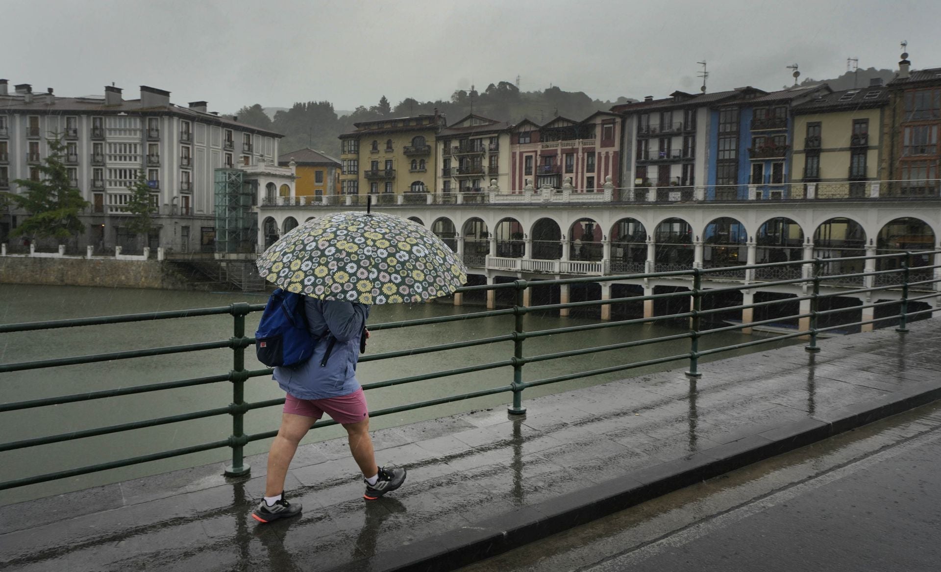 Las fuertes lluvias azotan Gipuzkoa