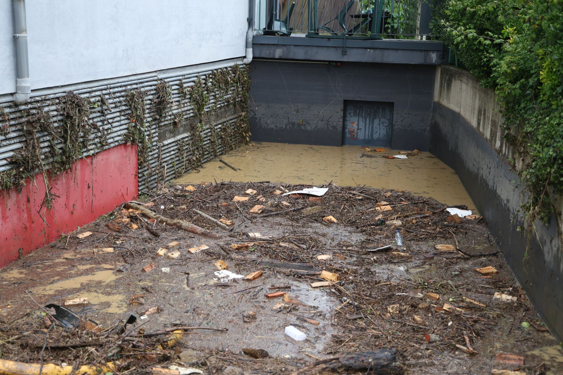Inundación en Gabiria