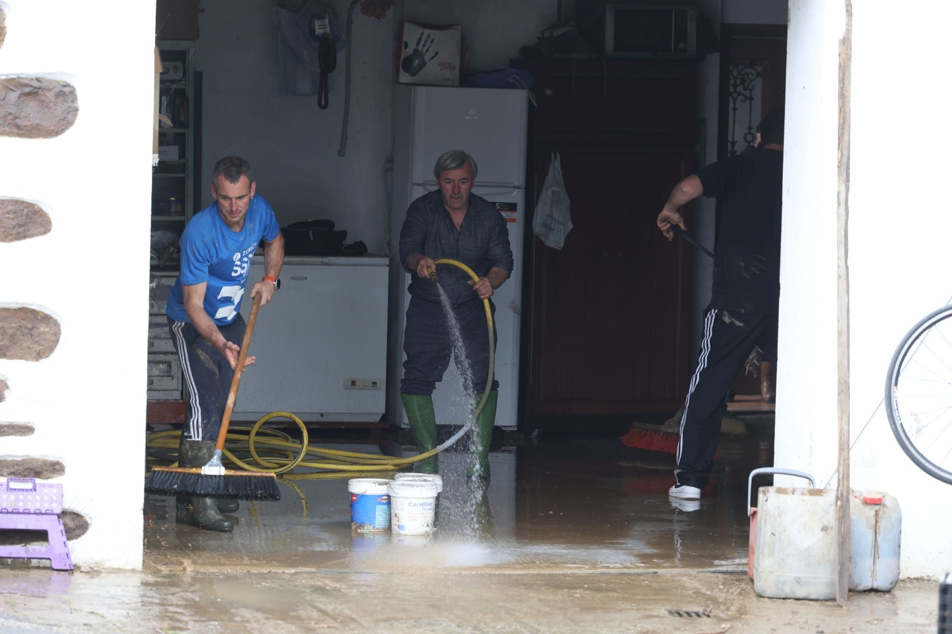 Inundación en Gabiria