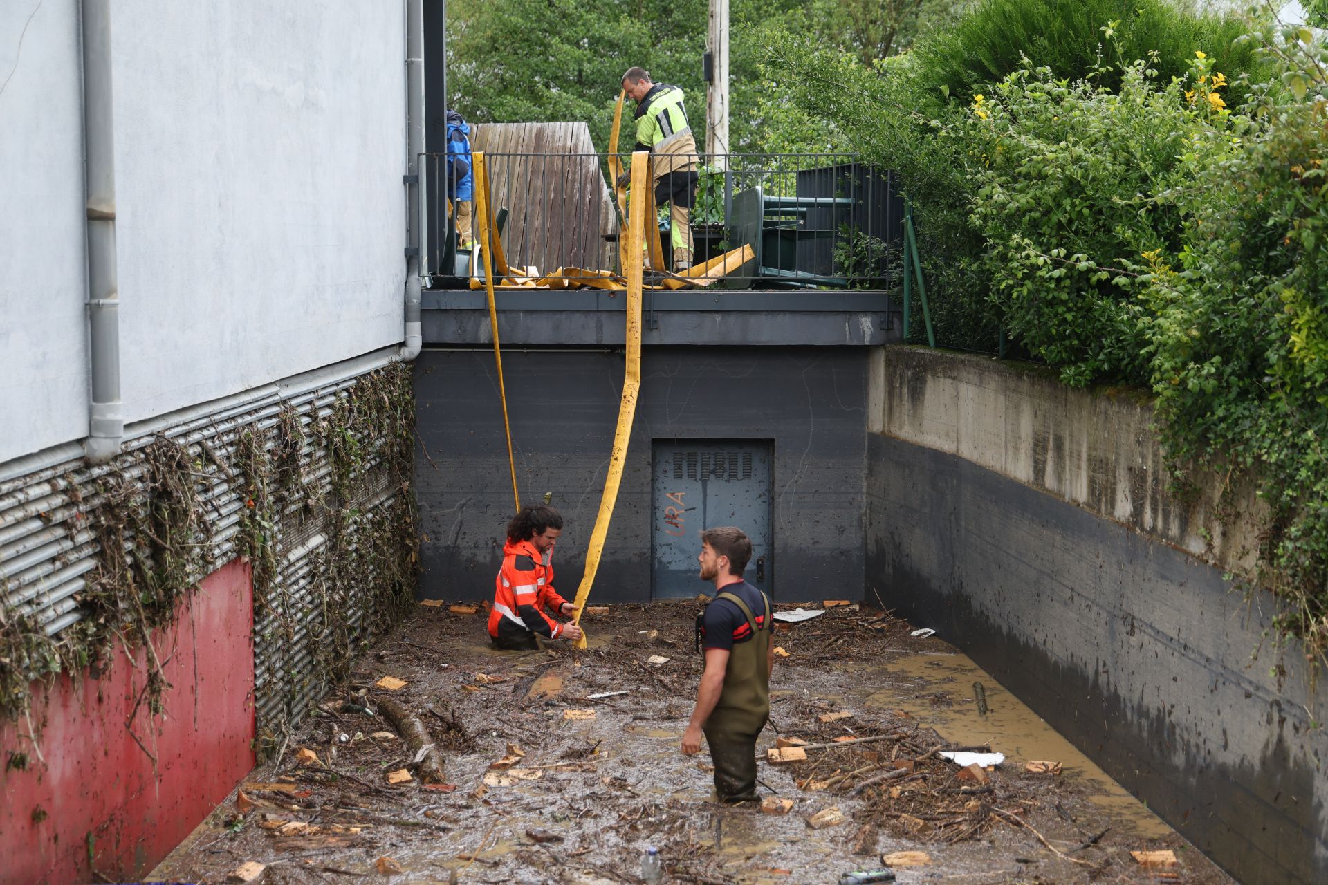 Inundación en Gabiria