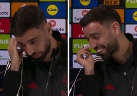 La pregunta en euskera que descoloca a un jugador del Manchester United…y al traductor de la UEFA: «Creo que no entiende el vasco tampoco»