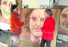 Barbara Stammel Getariako estudioan.