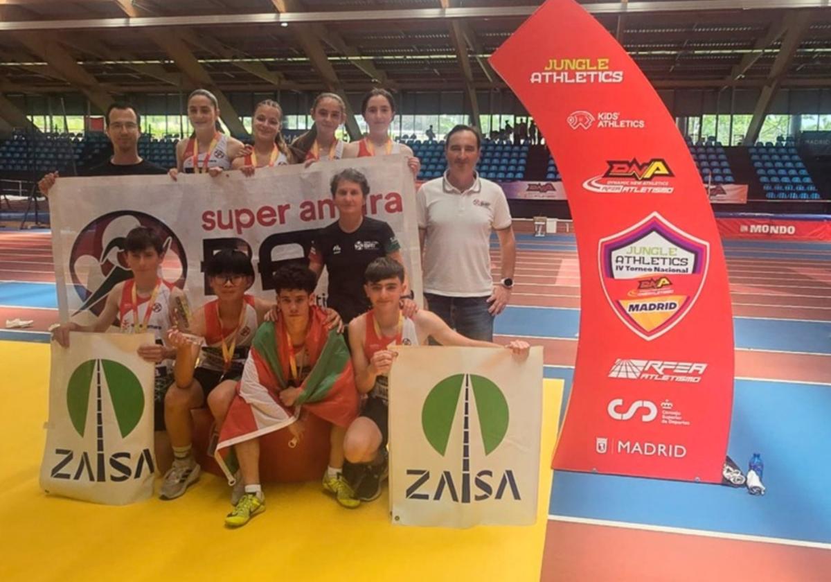 El Super Amara-BAT fue segundo en el Campeonato de España infantil de DNA
