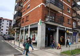 Sucursal donde se produjo el robo el pasado 14 de abril.