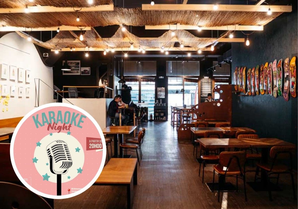 El bar con karaoke y pintxopote que triunfa en San Sebastián: «Come y elige una canción»