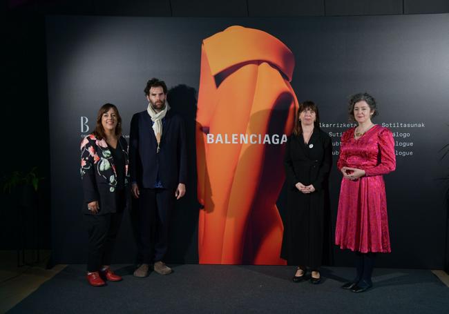 Álvarez, Demassé, Vives y Urkiri, en la presentación de ayer.