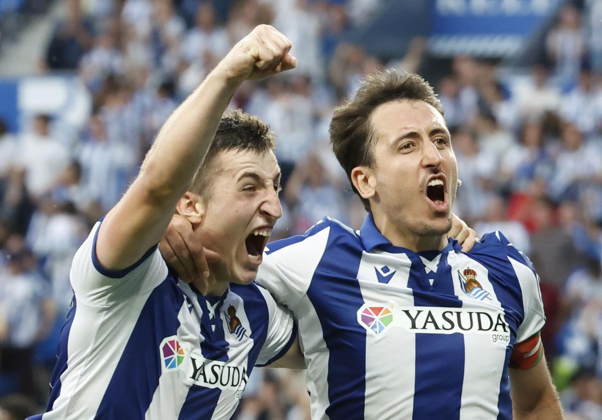 Mariezkurrena lleva un gol más en Liga que Sucic y Barrenetxea
