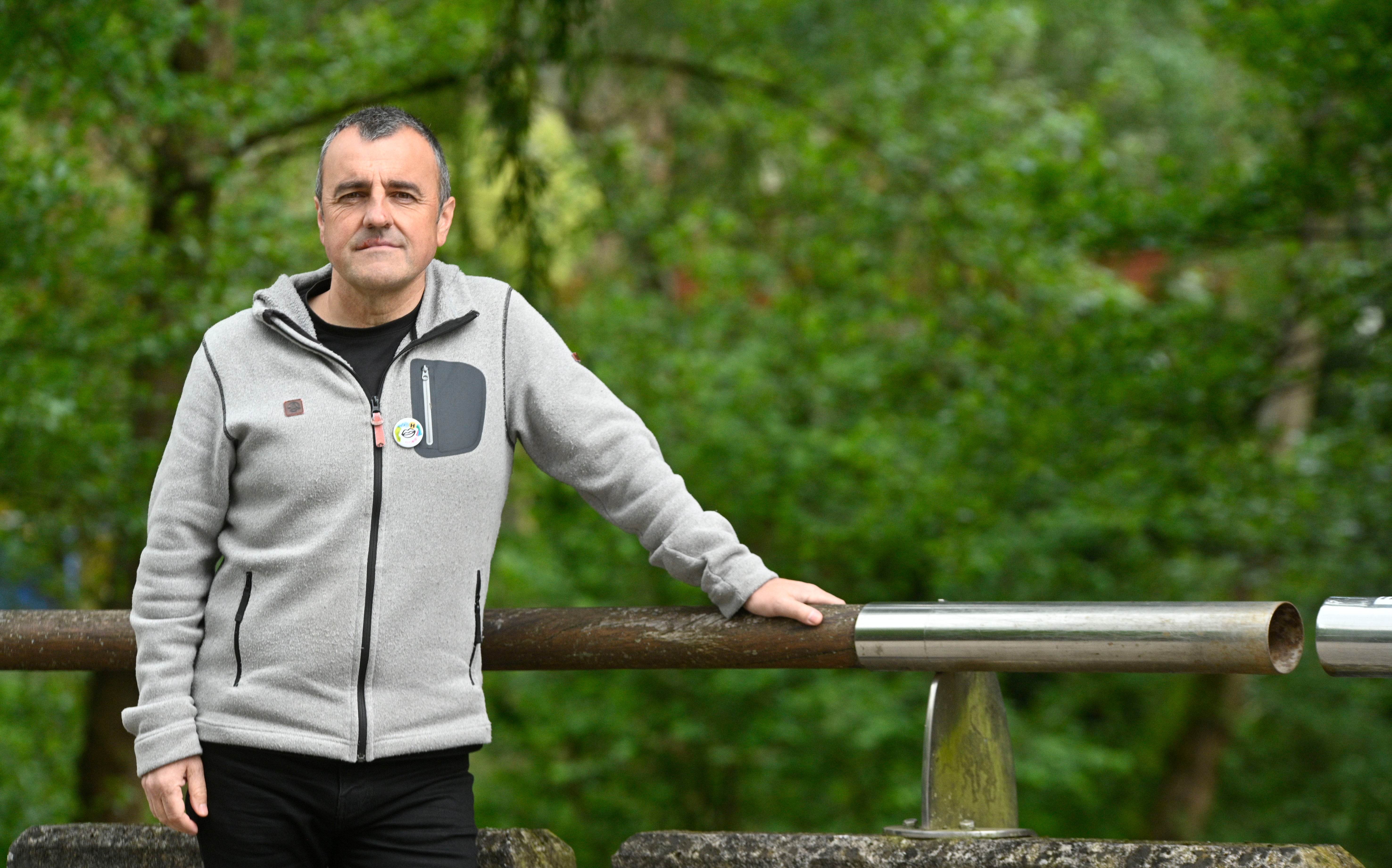 Aramendi, Udalerri Euskaldunen Mankomunitateko lehendakaria, Ataunen.