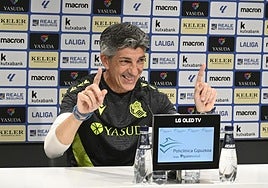 Imanol este viernes, en su última rueda de prensa como entrenador de la Real Sociedad.