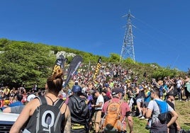 Los corredores, a su paso por Sancti Spiritu