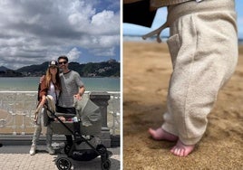 El reencuentro más especial de Nerea Garmendia en San Sebastián: «Lo ha visto crecer en la tripa semana a semana»