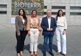 Azahara Domínguez, Cristina Laborda, José Ignacio Asensio y Maialen Gaztañaga han presentado la XXII edición de Bioterra