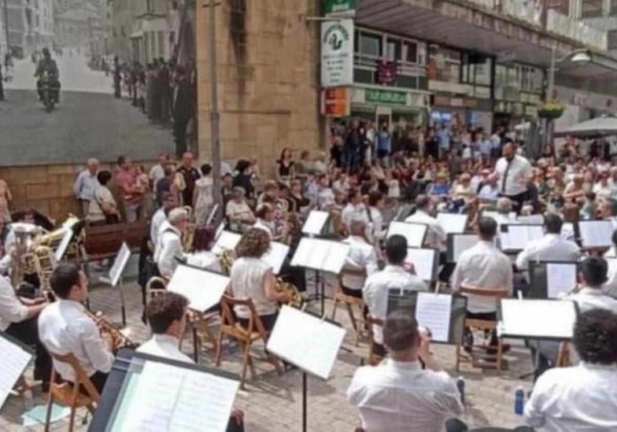 La Banda de Música en Toribio Etxebarria.