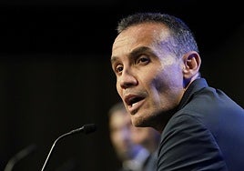 Sergio Francisco durante su comparecencia.