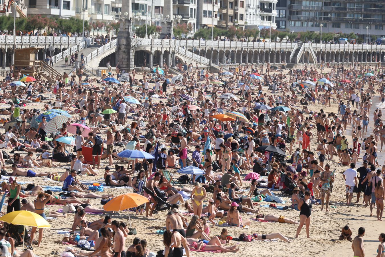 Playas a rebosar