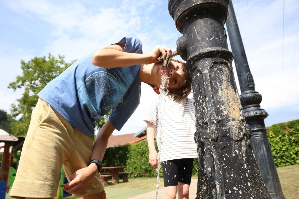 Los guipuzcoanos disfrutan del calor
