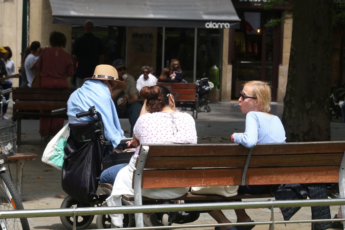 Los guipuzcoanos disfrutan del calor