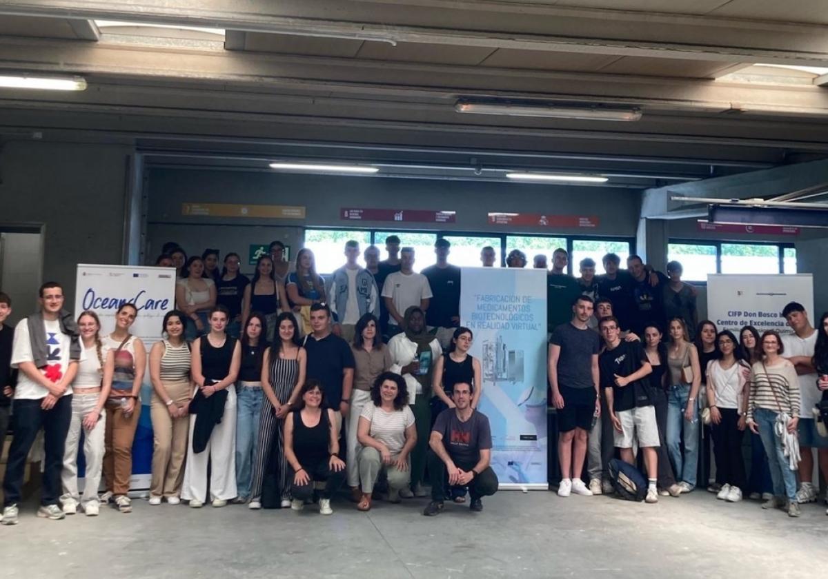 Los alumnos que han participado en el proyecto.