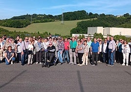 Los jubilados de Abaroa visitan Oianume