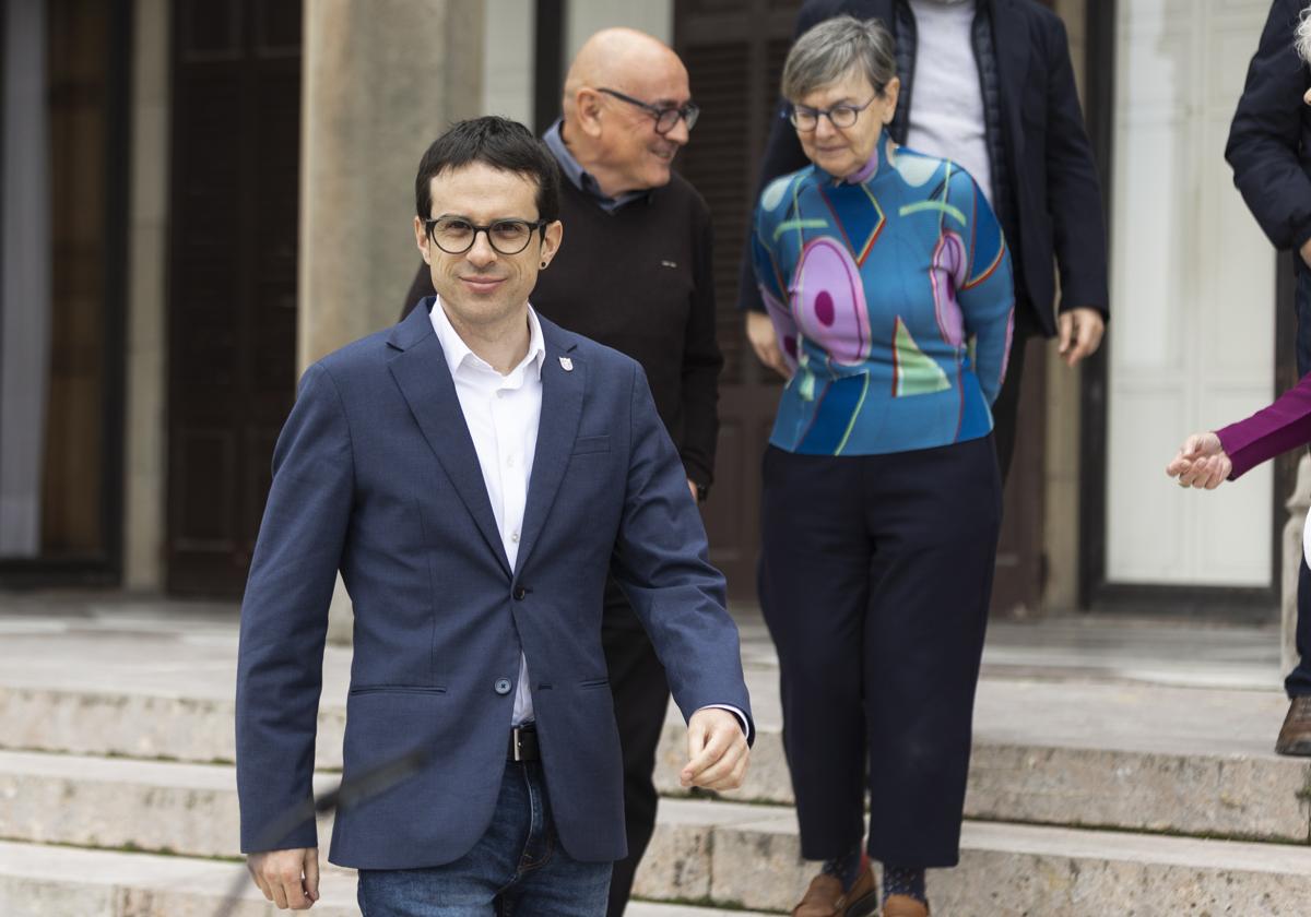 El portavoz parlamentario de EH Bildu, Pello Otxandiano.