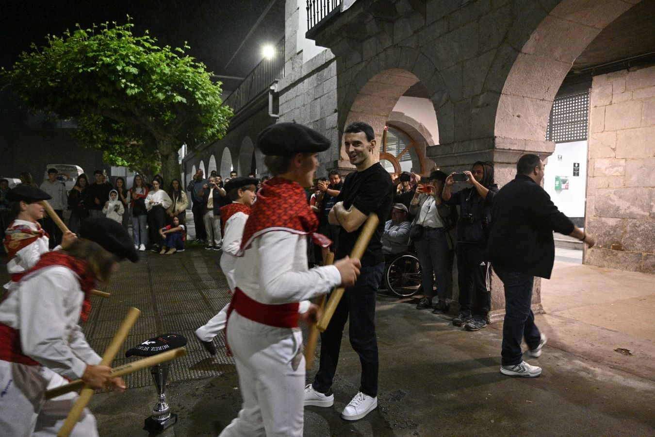 Recibimiento a Jokin Altuna en Amezketa