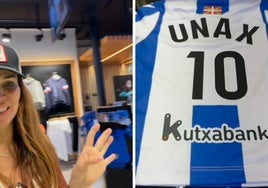 La sorpresa de Nerea Garmendia al comprar la equipación de la Real Sociedad