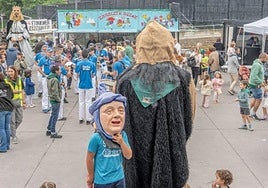 Cierre espectacular a las fiestas del barrio de Zabaleta