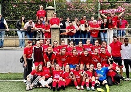 Zumaiako F.T. emakumezkoen talde nagusia, larunbatean.