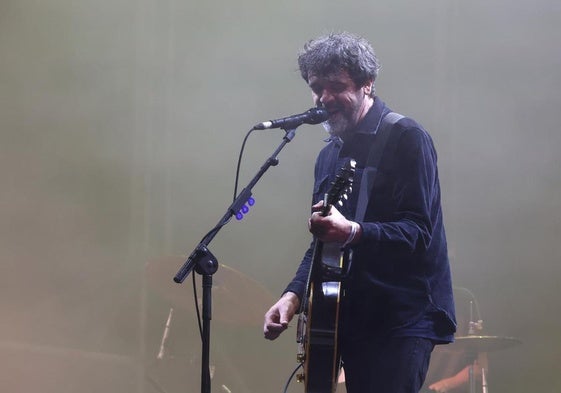 Gorka Urbizu en su concierto ofrecido en el festival Miramar Gauak este pasado fin de semana.