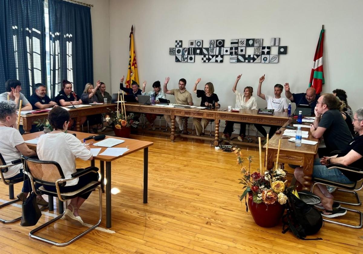 Imagen de la última sesión plenaria de mayo celebrada en el Ayuntamiento.