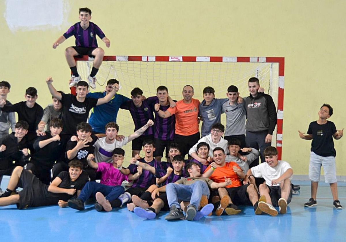 Los juveniles de Anoeta, campeones de Euskadi