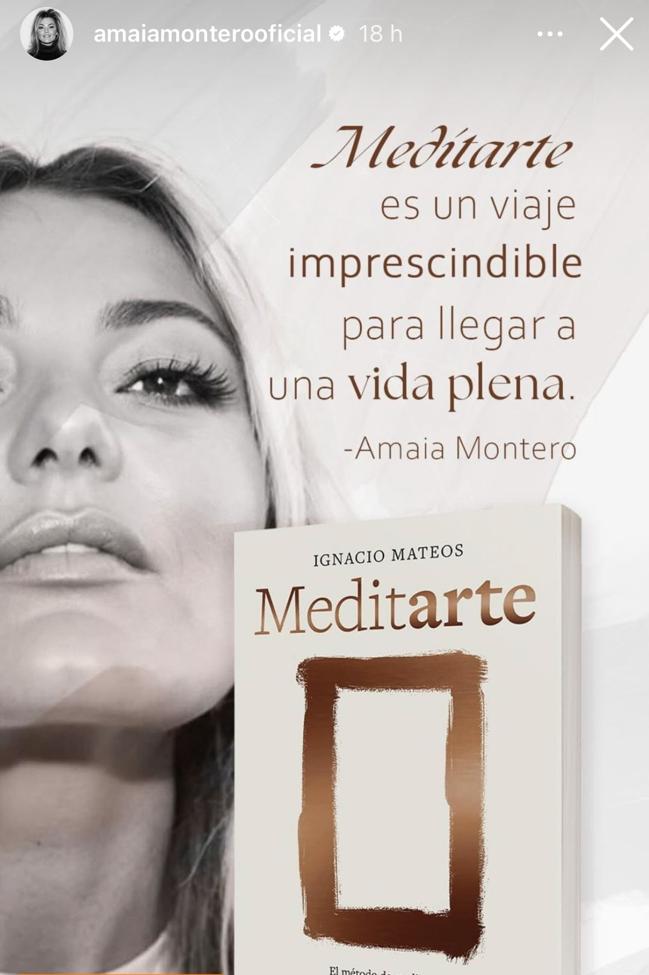 La historia en redes de Amaia Montero.