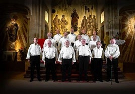 La agrupación Schola Gregoriana, que se despedirá este año, actúa este domingo en Altzo.