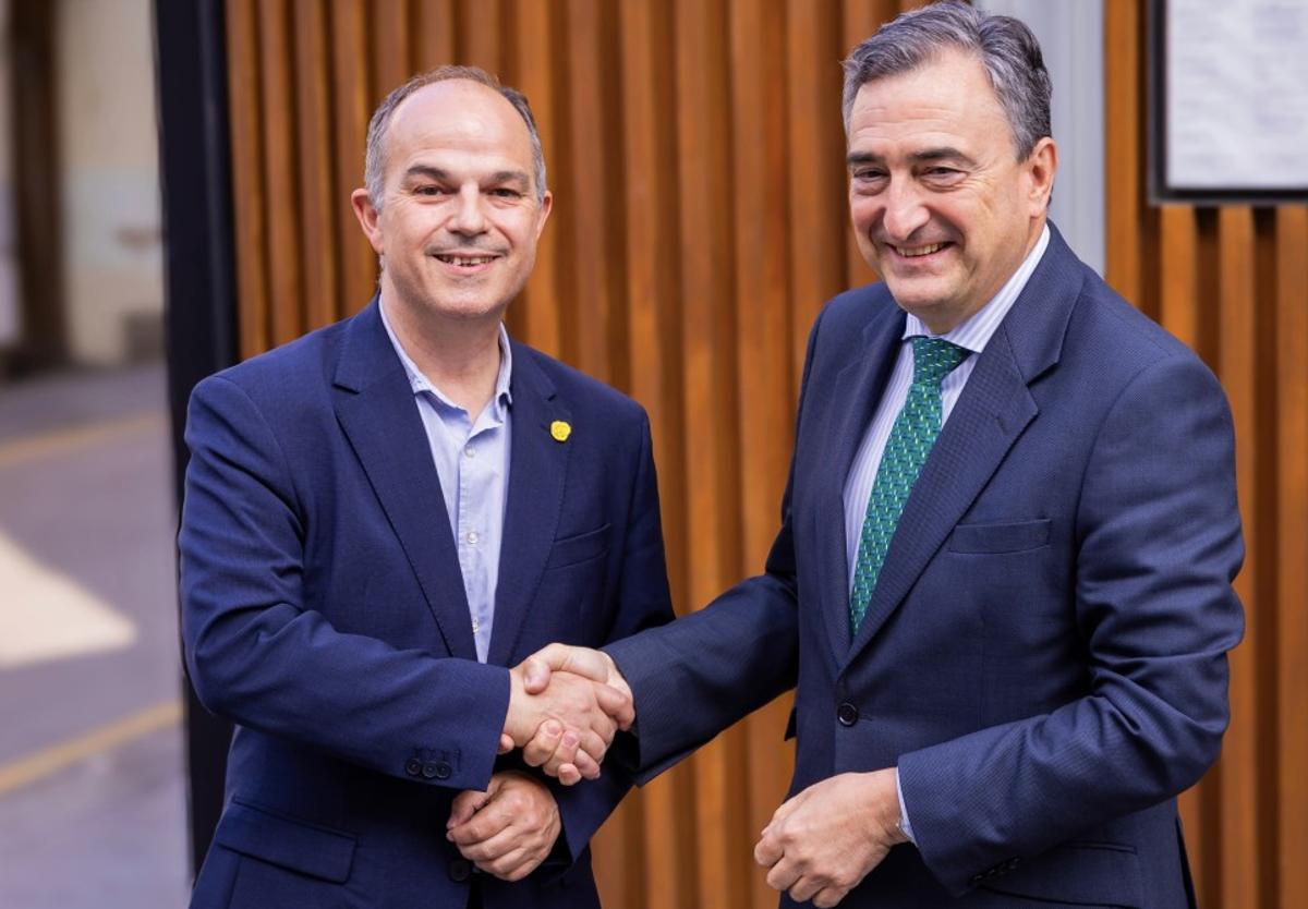 Esteban y Turull se reúnen en Barcelona para reforzar lazos entre PNV y Junts