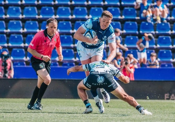 Atorrasagasti, durante la final de la Copa del Rey entre el VRAC y el Salvador.