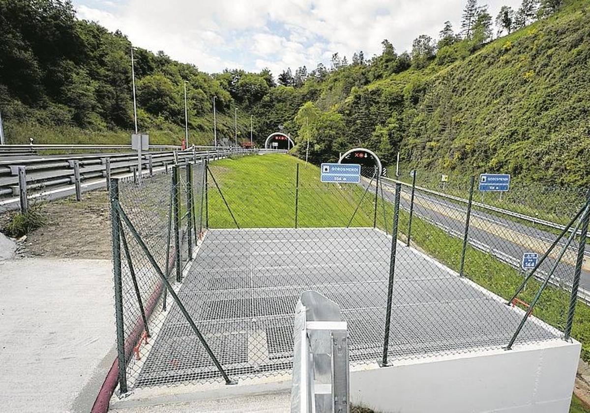 Imagen principal - Las obras en los túneles de la A-15 encaran ya su último año tras una inversión de 95 millones
